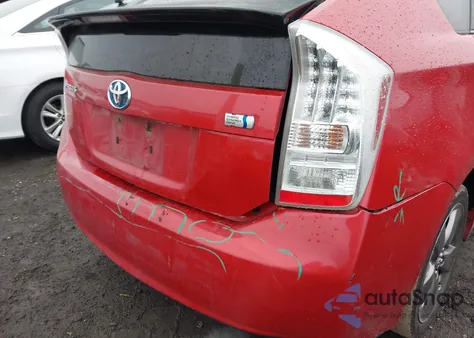 2011 Toyota Prius Two z USA, uszkodzony, nr VIN JTDKN3DU0B0299646